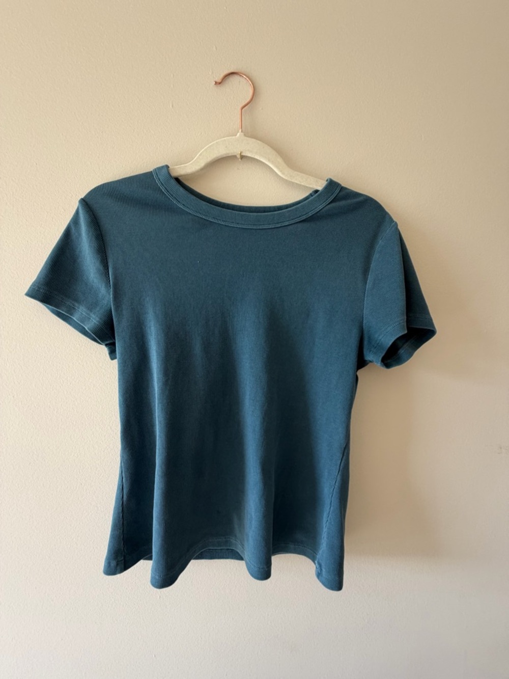 Old Navy Short Sleeve Crewneck Tee in Teal Blue